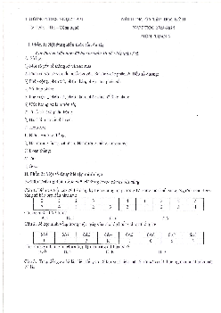 Ôn tập cuối học kì 2 Toán 6 năm 2023 – 2024 trường THCS Ngọc Lâm – Hà Nội