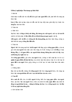 Nghị luận xã hội: Tôn trọng sự khác biệt | Văn mẫu 11 Kết nối tri thức