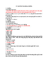 Đề cương môn Pháp luật đại cương - Trường Đại học lao động -  xã hội.