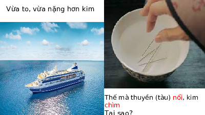 Giáo án điện tử Khoa học tự nhiên 8 Bài 17 Kết nối tri thức: Lực đẩy Archimedes