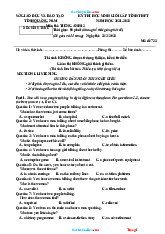 Đề thi HSG Tiếng Anh 12