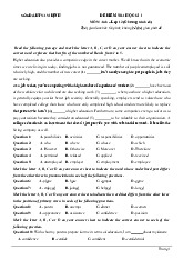 Đề cương môn Tiếng anh - trường đại học kinh tế- tài chính Hồ chí minh