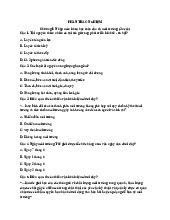 Trắc nghiệm môn Nhập môn khoa học dữ liệu | Trường Đại học Khoa học tự nhiên, Đại học Quốc gia Thành phố Hồ Chí Minh