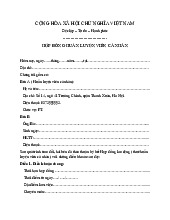 Hợp đồng huấn luyện viên cá nhân - Tài liệu tổng hợp