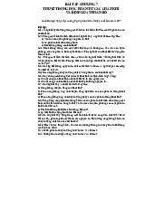 Bài tập chương 7  Thuyết động học phân tử các chất khí  Và định luật phân bố  môn Vật lý đại cương 2  | Học viện Công Nghệ Bưu Chính Viễn Thông