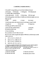 Câu hỏi trắc nghiệm chương 6 Hệ điều hành | Đại học Kinh tế kỹ thuật công nghiệp