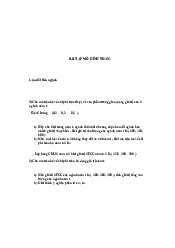 Bài tập mô hình toán trong toán kinh tế | Đại học Lâm Nghiệp