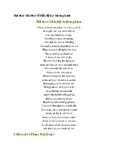 Bài thơ: Bài thơ về tiểu đội xe không kính - Ngữ văn 9