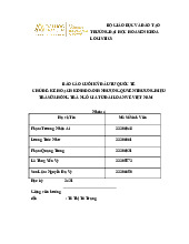 Kế Hoạch Kinh Doanh Nhượng Quyền Hồng Trà Ngô Gia | Báo cáo cuối kì Đầu tư quốc tế