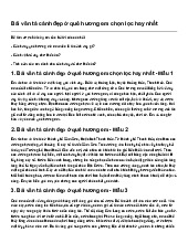 Bài văn tả cảnh đẹp ở quê hương em chọn lọc hay nhất | Tiếng Việt 5