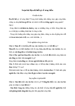 Soạn bài Bạn đã biết gì về sóng thần - Chân trời sáng tạo