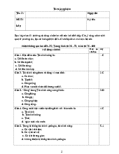 Đề thi trắc nghiệm môn Tài chính công | Đại học Lâm nghiệp