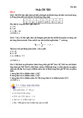 BM-002 TKKD 221 ÔN THI Đề Cương Thống Kê 2013 | Đại học Văn Lang