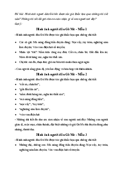 Hình ảnh người dân Gò Me được tác giả khắc họa qua những chi tiết nào? | Văn mẫu 7 Kết nối tri thức
