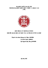 Mỹ học đại cương MHDC chương 05