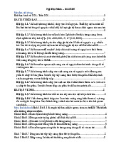 Giải Bài Tập Mảng và Con Trỏ Số XX | Môn Kỹ thuật lập trình - Đại học Bách Khoa Hà Nội