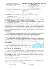 Đề thi thử Toán vào lớp 10 năm 2025 – 2026 trường THPT Lê Hồng Phong – Thái Nguyên