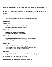 Tả cơn mưa rào mùa hạ chọn lọc hay nhất Tập làm văn lớp 5