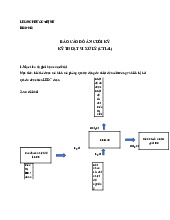 Báo cáo đồ án Môn Kỹ thuật vi xử lý | Đại học Cần Thơ
