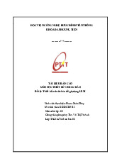 Báo cáo Thiết kế website bán đồ gia dụng LEXI môn Thiết kế Website cơ bản | Học viện Công Nghệ Bưu Chính Viễn Thông