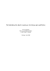 Tài liệu hướng dẫn nhanh và ngắn gọn về sử dụng ngôn ngữ Python |  Đại học Đồng Tháp