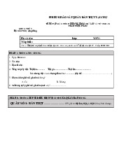 Phiếu khảo sát tại chợ Môn: An toàn thực phẩm | Trường: Học Viện nông nghiệp Việt Nam