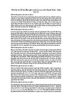 Mở bài và kết bài Đàn ghi ta của Lor-ca của Thanh Thảo hay nhất | Văn mẫu 12