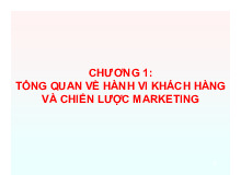 Giáo trình hành vi khách hàng | Trường Đại học Kinh tế Quốc Dân