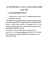 Đề cương môn Tư tưởng Hồ chí minh - trường đại học kinh tế- tài chính thành phố Hồ chí minh.