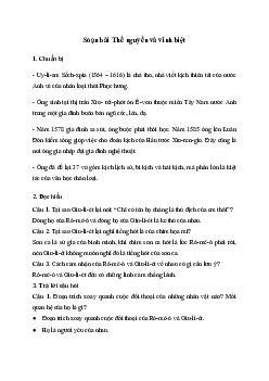 Soạn bài Thề nguyền và vĩnh biệt | Văn 11 Cánh diều