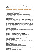 Đáp Án Mô Đun 4.0 Tiểu Học Đầy Đủ, Chính Xác Nhất