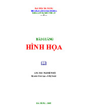 Hình Học Họa Hình | Đại học Bách Khoa Hà Nội