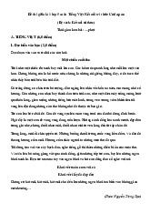 Đề thi giữa học kỳ 1 môn Tiếng Việt lớp 5 năm học 2024 - 2025 - Đề số 3 | Bộ sách Kết nối tri thức