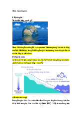 Nước Biển Dâng Cao: Tác Động và Giải Pháp Ứng Phó | Tài liệu con người và môi trường