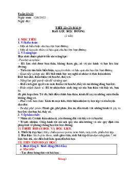 Giáo án GDCD 7 cánh diều bài 8: Bạo lực học đường