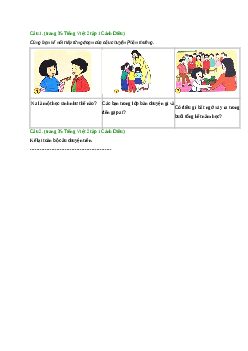 Giải SGK môn Tiếng việt 2 - Kể chuyện đã học: Phần thưởng  | Cánh Diều