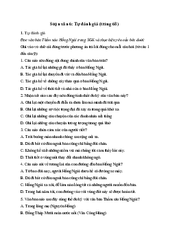 Soạn bài Tự đánh giá: Thẳm sâu Hồng Ngài - Cánh Diều 6