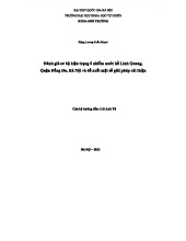 Đánh giá ô nhiễm nước hồ Linh Quang, Quận Đống Đa, Hà Nội - 2023