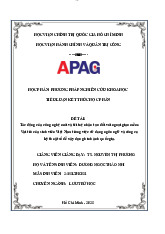 Tác động của công nghệ mới và trí tuệ nhân tạo đối với ngoại giao mềm: Vai trò của sinh viên Việt Nam trong việc sử dụng ngôn ngữ và công cụ kỹ thuật số để xây dựng hình ảnh quốc gia | Môn Phương pháp nghiên cứu khoa học - Học viện Hành chính Quốc gia