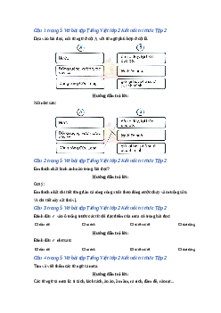 Giải VBT môn Tiếng việt 2 - Bài 2: Mùa nước nổi  | Kết nối tri thức