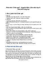 Phân tích “Chân quê” - Nguyễn Bính | Văn mẫu lớp 11 Chân trời sáng tạo