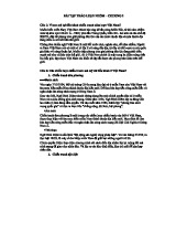 BÀI TẬP THẢO LUẬN NHÓM: CHIẾN TRANH VIỆT NAM VÀ ÂM MƯU CỦA MỸ CHƯƠNG 2