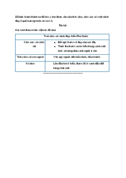 Giải Bài 2: Trái tim xanh trang 53 VBT Tiếng Việt lớp 3 Tập 2 Chân trời sáng tạo