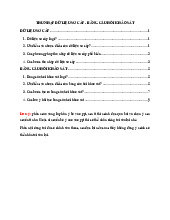 Thu Nhập Dữ Liệu Sơ Cấp và Tạo Bảng Câu Hỏi Khảo Sát - KTL101. Môn Kinh tế lượng | Đại học Văn Hiến.