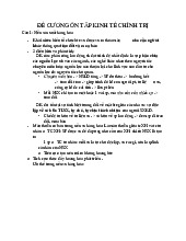 Đề cương ôn tập Kinh tế chính trị - Kinh tế chính trị Mác Lênin (SSH1121) | Trường Đại học Bách khoa Hà Nội