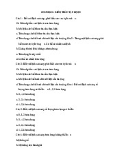 Chương 3: Kiến Trúc Tập Lệnh | Câu hỏi Xác suất thống kê