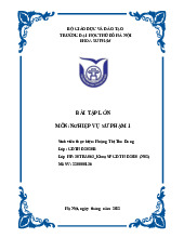 Bài tập lớn phân tích năng lực giáo dục | Môn Nghiệp vụ sư phạm - Đại học Thủ đô Hà Nội