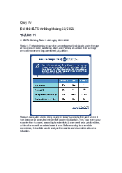 Quý III + IV writing task 1+ 2 2021 - IELTS Writing| Đại học Sư Phạm Hà Nội