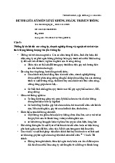 Đề thi Giữa Kỳ: Xử Lý Khủng Hoảng Truyền Thông | Đại học Hoa Sen