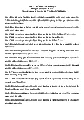 Câu hỏi ôn thi tự luận môn Chủ nghĩa xã hội và khoa học  | Trường đại học kinh doanh và công nghệ Hà Nội